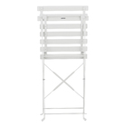 Cadeira Dobrável Aço Flora Origami 80x41x47cm Branco Naterial