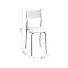 Cadeira De Aço Mônaco C142