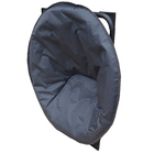 Cadeira de Aço Dobravel Moon 78x85x69cm Cinza Naterial