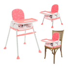 Cadeira De Alimentação Bebê Portátil Zest Maxi Baby - Rosa