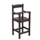 Cadeira De Alimentação Infantil Em Madeira Com Trava Mega Mad