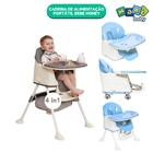Cadeira De Alimentação Portátil Bebê Honey Maxi Baby - Azul