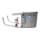 Cadeira De Alimentação Portátil Mesa Click Cinza Multikids