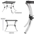 Cadeira De Aluminio Colombia 4 Unidades E Mesa Baixa Colombia