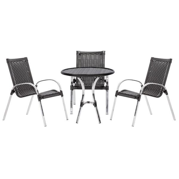 Cadeira De Aluminio Colombia Toquio E Mesa Alta Toquio Para A