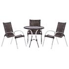 Cadeira De Aluminio Colombia Toquio E Mesa Alta Toquio Para A