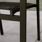 Cadeira para Jardim de Alumínio Clara Cinza 86x57x58cm Naterial