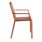 Cadeira para Jardim de Alumínio Idaho Laranja 85x61x61,5cm Naterial