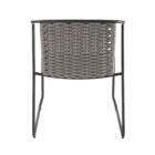 Cadeira para Jardim de Alumínio Livia Cinza 80,5x58x63,5cm Naterial