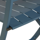 Cadeira para Jardim de Alumínio Dobrável Idaho Azul 87x44x58,5cm Naterial