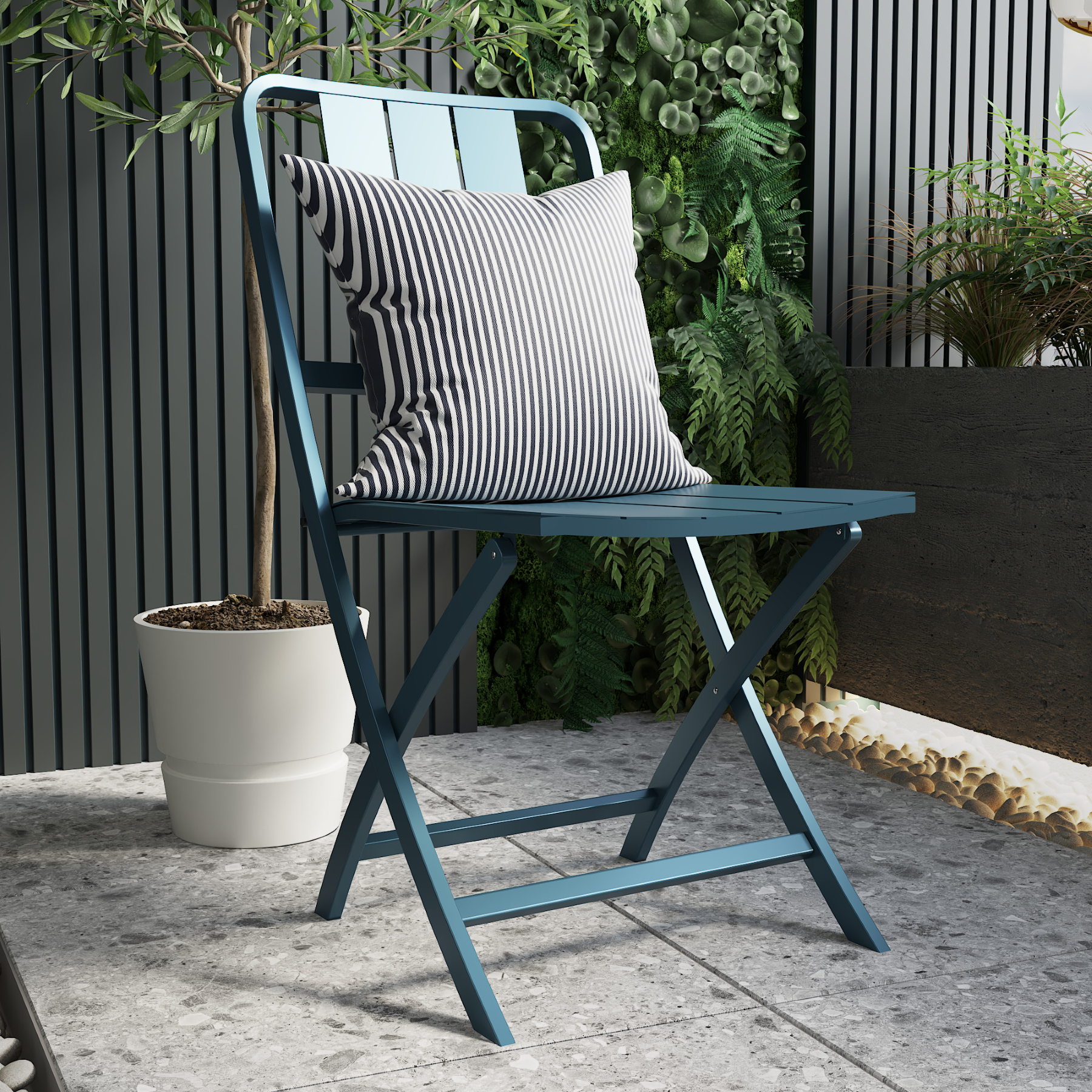 Cadeira Dobrável para Jardim Idaho Naterial