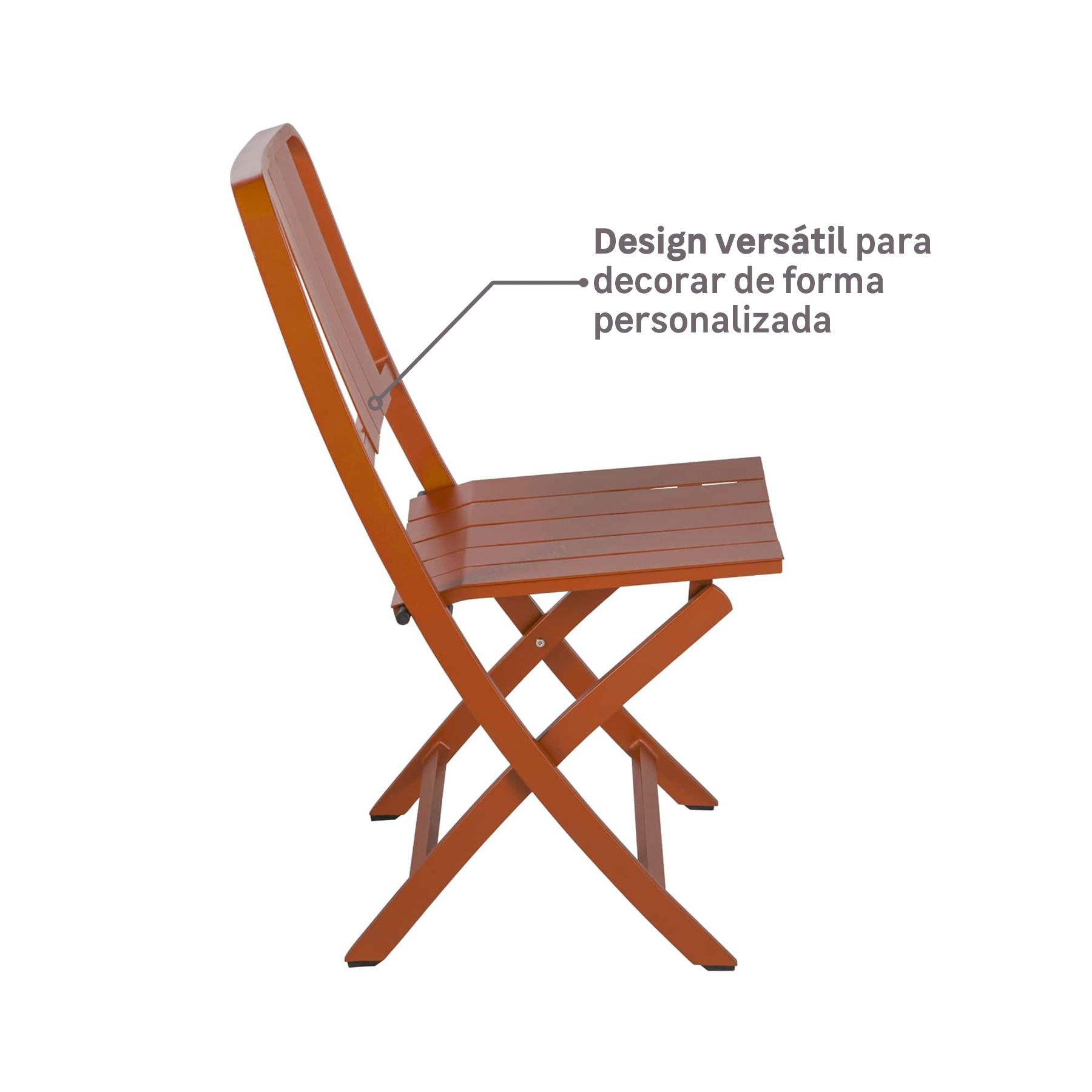 Cadeira Dobrável para Jardim Idaho Naterial