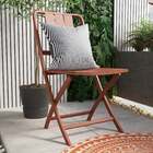 Cadeira para Jardim de Alumínio Dobrável Idaho Marrom 58,5x44x87cm Naterial