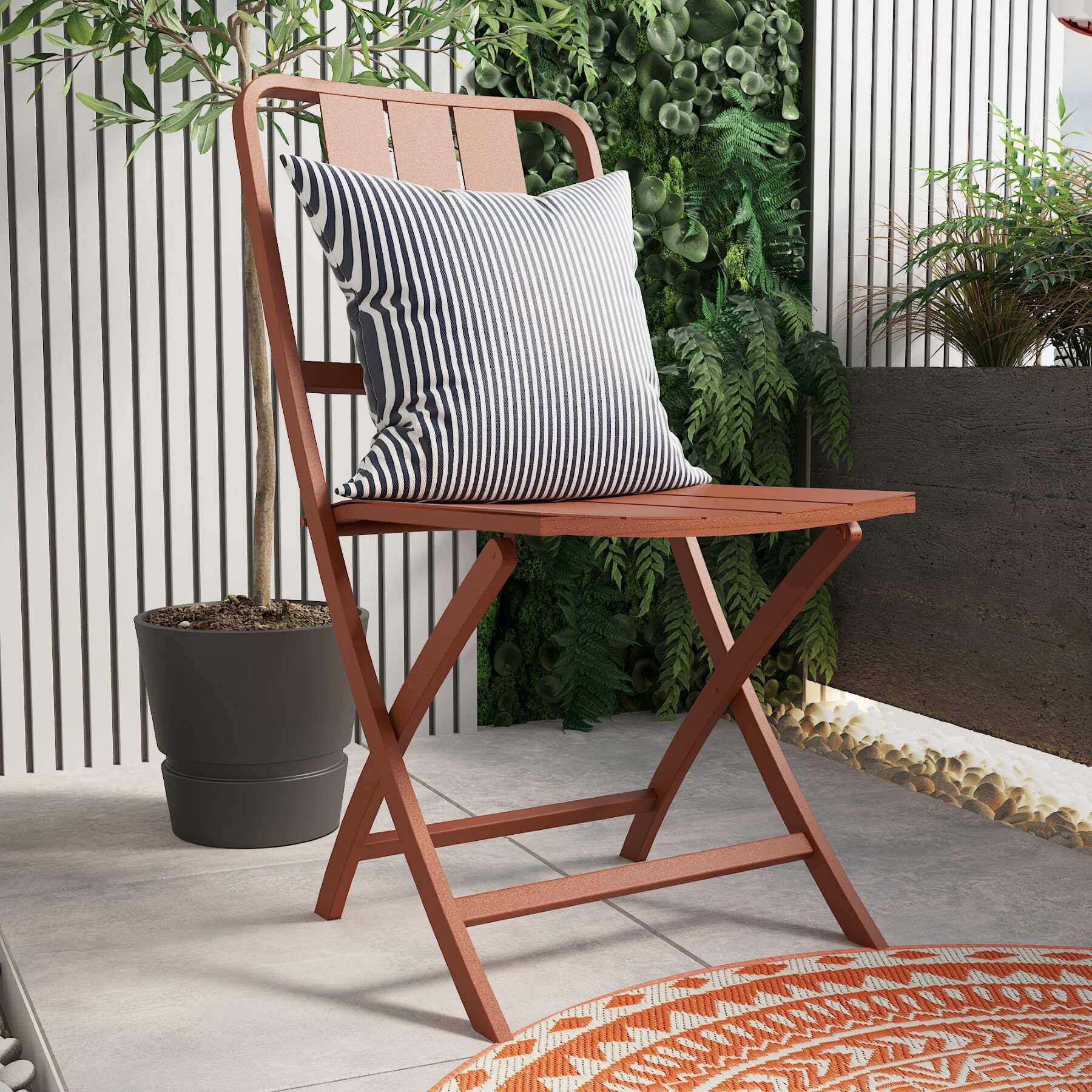 Cadeira Dobrável para Jardim Idaho Naterial