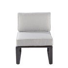 Cadeira de Alumínio Odyssea Cinza 31,5x64x63,5cm Naterial