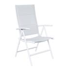 Cadeira de Alumínio Orion II 106x57cm Branco Naterial