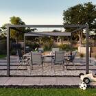 Cadeira de Alumínio Orion II 106x57cm Cinza Naterial