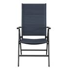 Cadeira de Alumínio Orion II 106x57cm Cinza Naterial