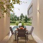 Cadeira de Alumínio Reclinável Oris 110x67cm Cinza Escuro Naterial