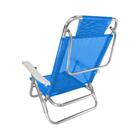 Cadeira De Alumínio Reclinável Tradicional Zaka Banho De Sol