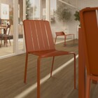 Cadeira para Jardim de Alumínio Idaho Laranja 85x52x61,5cm Naterial