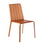 Cadeira para Jardim de Alumínio Idaho Laranja 85x52x61,5cm Naterial