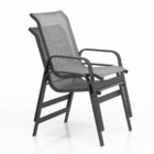 Cadeira De Alumínio Tela Sling Varias Cores Area Externa - Pr