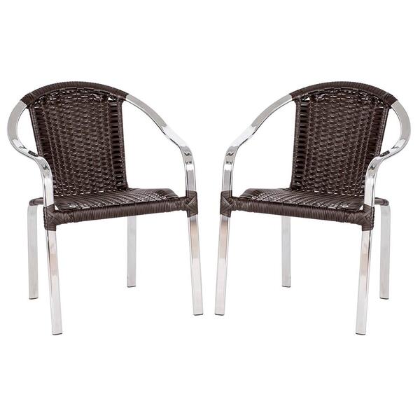 Cadeira De Aluminio Toquio 2 Unidades Para Area, Piscina , Fi