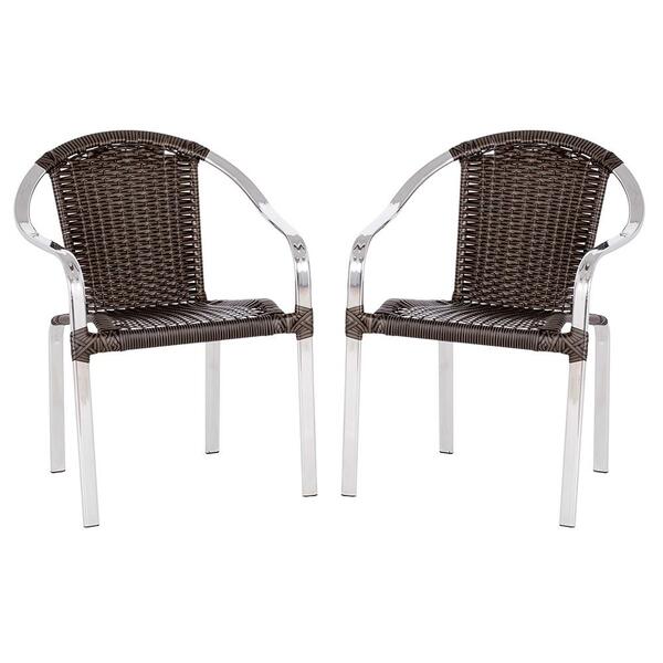 Cadeira De Aluminio Toquio 2 Unidades Para Area, Piscina , Fi