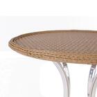 Cadeira De Aluminio Toquio 4 Unidades E Mesa Alta Toquio Para