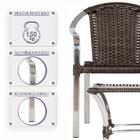 Cadeira De Aluminio Toquio 8 Unidades E Mesa Baixa Colombia P