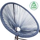 Cadeira De Área Acapulco Bahamas Azul Marinho Corda Sintetica