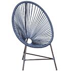 Cadeira De Área Acapulco Bahamas Azul Marinho Corda Sintetica