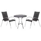 Cadeira De Área Colombia 2 Unidades E Mesa Alta Toquio Para P