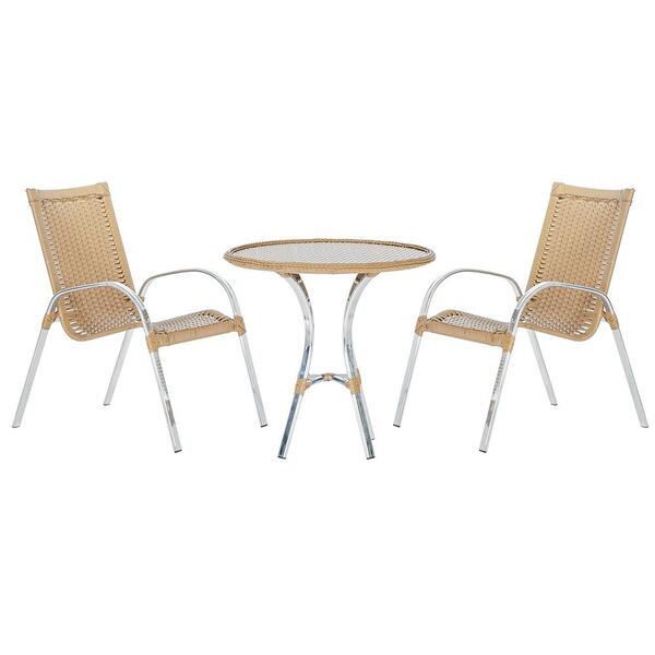 Cadeira De Área Colombia 2 Unidades E Mesa Alta Toquio Para P