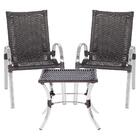 Cadeira De Área Colombia 2 Unidades E Mesa Baixa Colombia Par