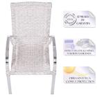 Cadeira De Área Colombia 5 Unidades E Mesa Baixa Colombia Par