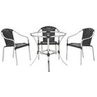 Cadeira De Area Em Aluminio E Fibra Sintetica Toquio 3 Unidad