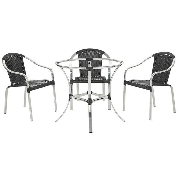 Cadeira De Area Em Aluminio E Fibra Sintetica Toquio 3 Unidad