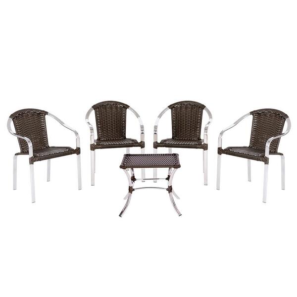 Cadeira De Área Toquio 4 Unidades E Mesa Baixa Colombia Para