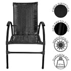 Cadeira De Área Varanda Onix Em Fibra Sintética