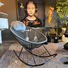 Cadeira De Balanço Acapulco Cinza 80x100x70cm