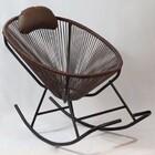 Cadeira De Balanço Acapulco Marrom