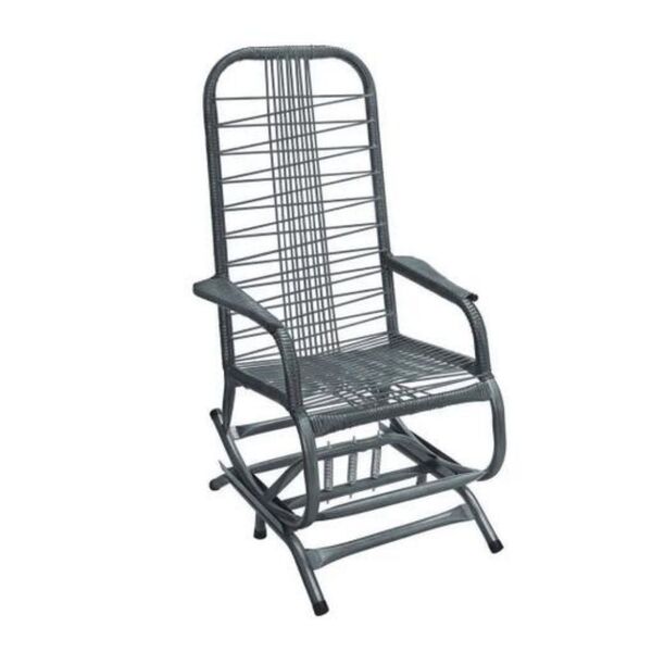 Cadeira De Balanço De Fio Preto Fortmix