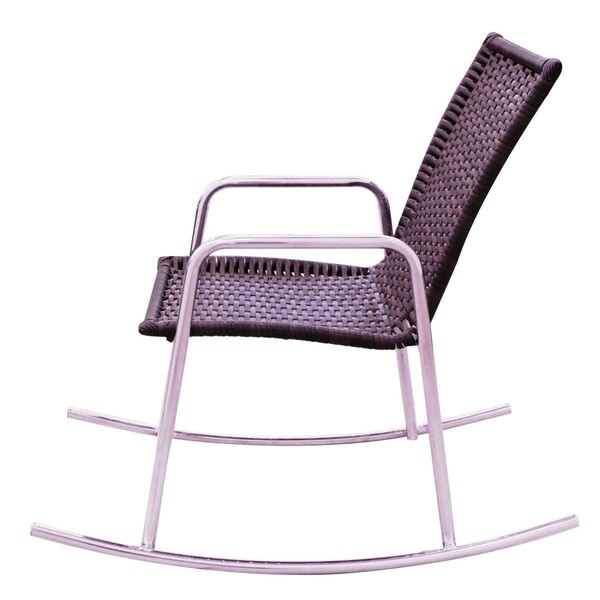 Cadeira De Balanço Em Alumínio Com Fibra Sintética Pressa