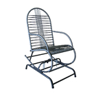 Cadeira De Balanço Em Fio Para Varanda/area Adulto Prata
