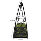 Cadeira De Balanço Lua Suspensa Em Fibra Sintética