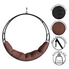 Cadeira De Balanço Lua Suspensa Em Fibra Sintética