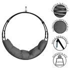 Cadeira De Balanço Lua Suspenso Em Corda Náutica