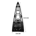 Cadeira De Balanço Lua Suspenso Em Corda Náutica